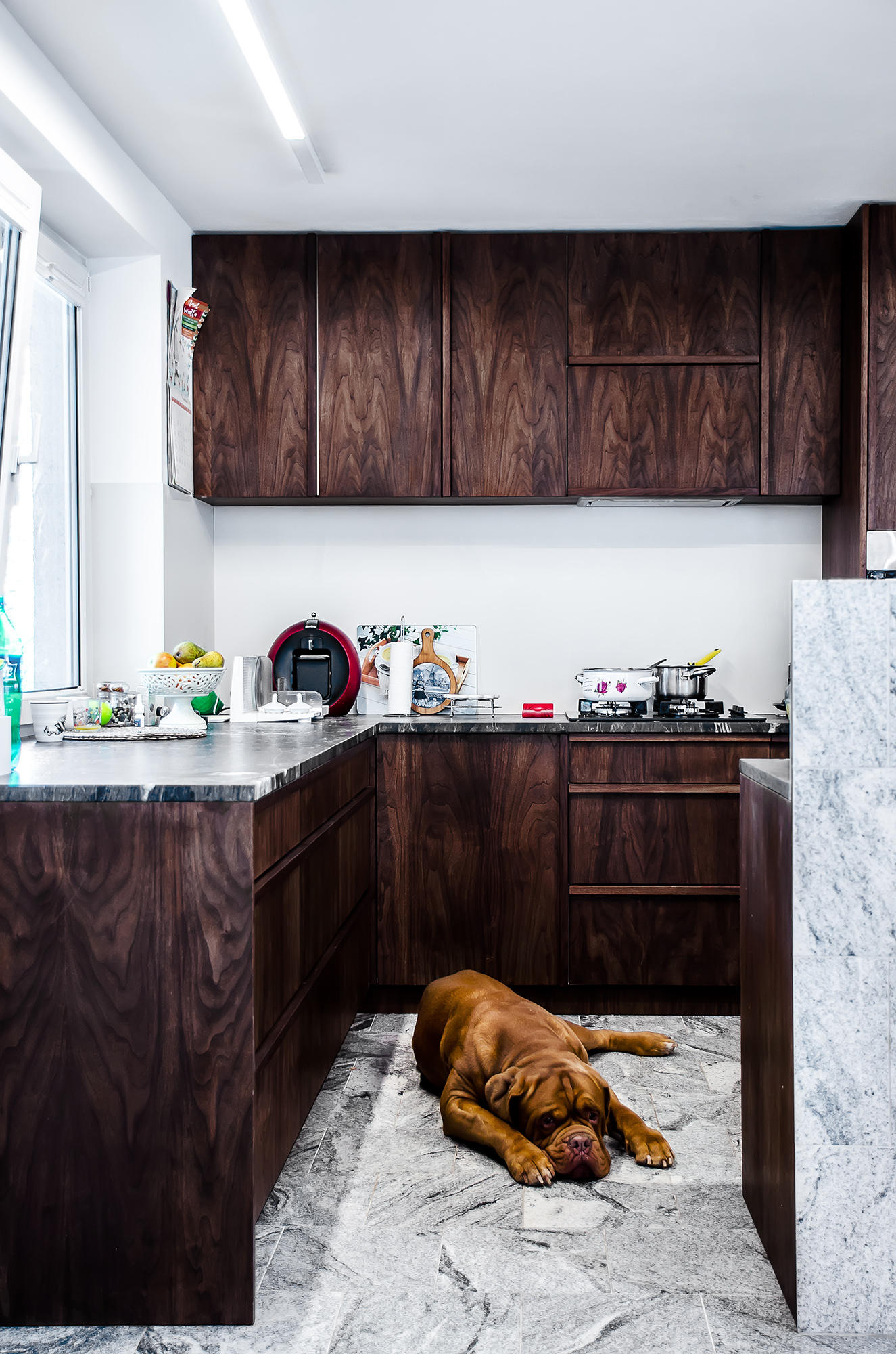 view of the kitchen