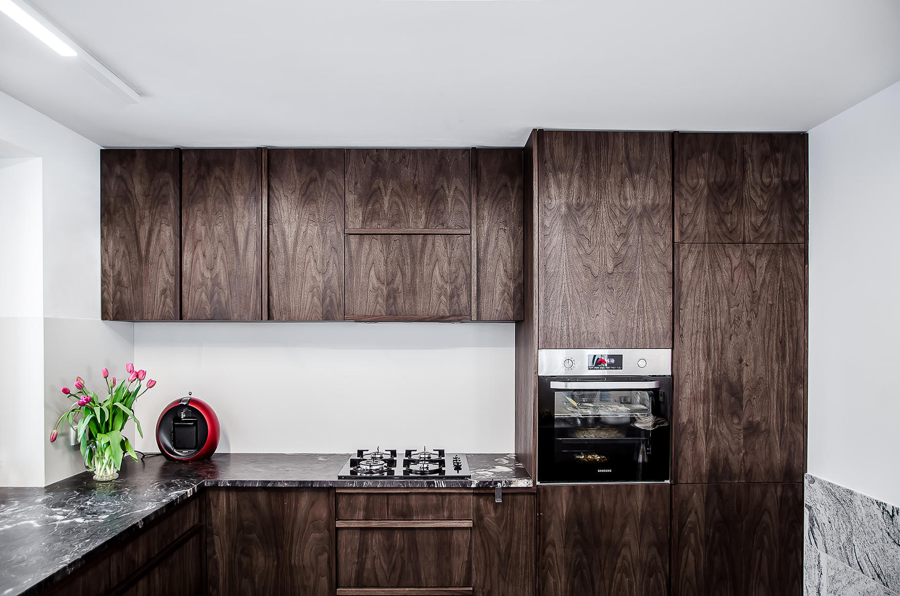 view of the kitchen